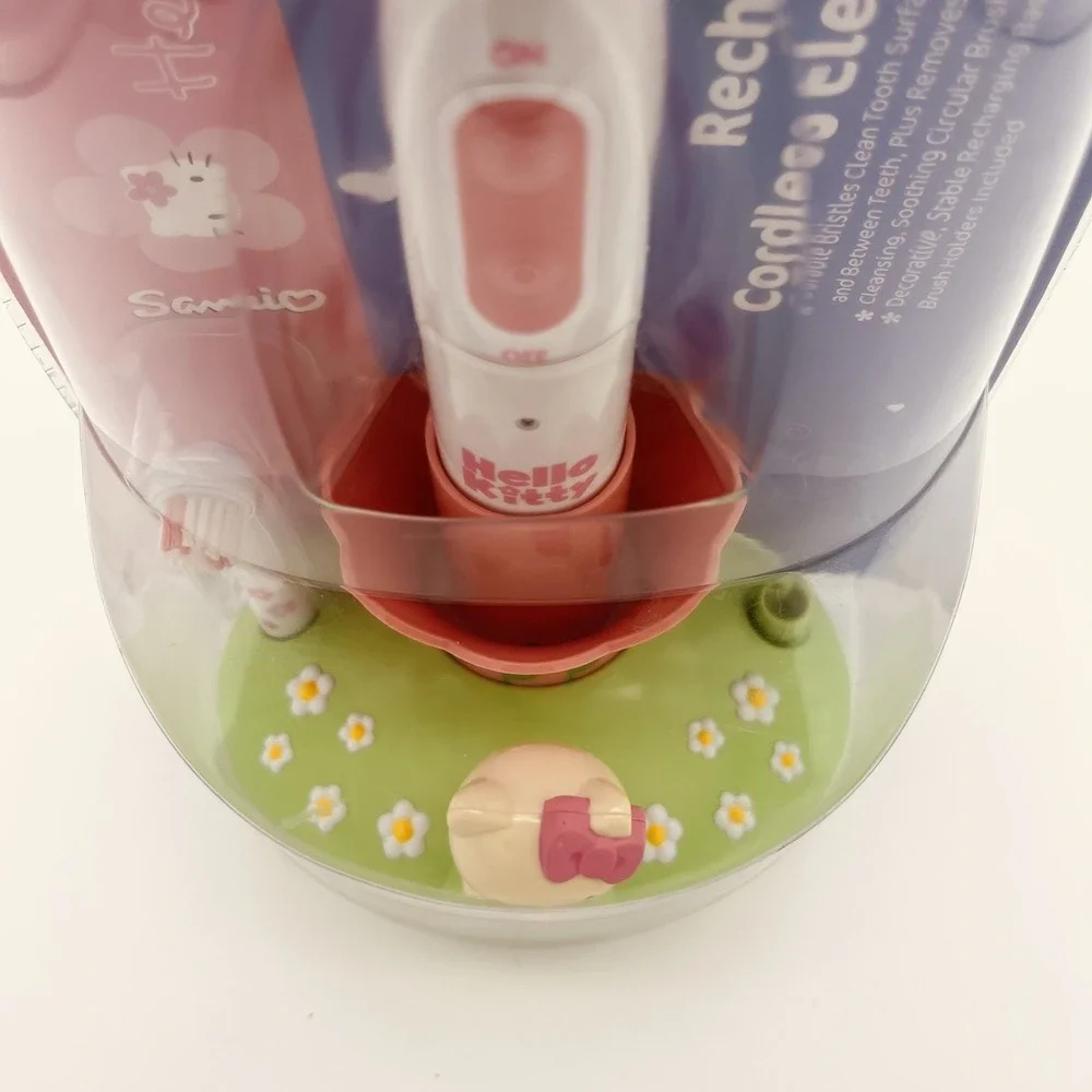 Hello Kitty Rechargeable Electric tooth brush Sanrio Vintage 2004 SEALED RARE